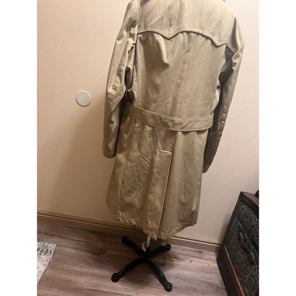 Baracuta Classic Long Trench Coat Size L - Picture 9 of 13